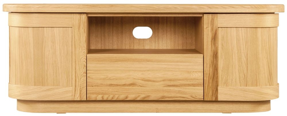 Product photograph of Clemence Richard Sorento Oak Tv Unit from Choice Furniture Superstore
