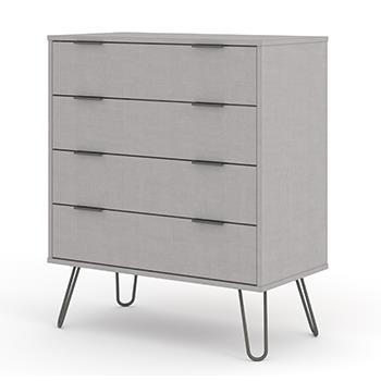 Core Products Augusta Grey 4 Drawer Chest