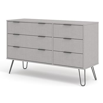 Core Products Augusta Grey 33 Drawer Wide Chest