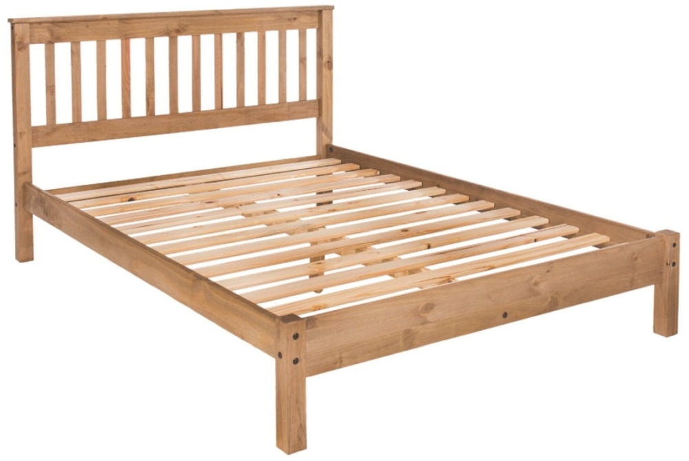 Augusta Pine Slatted Low End Bedstead