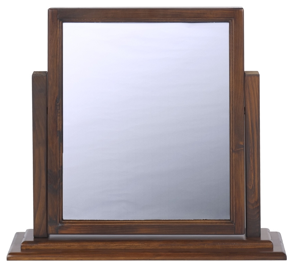 Boston Dark Wood Dressing Mirror