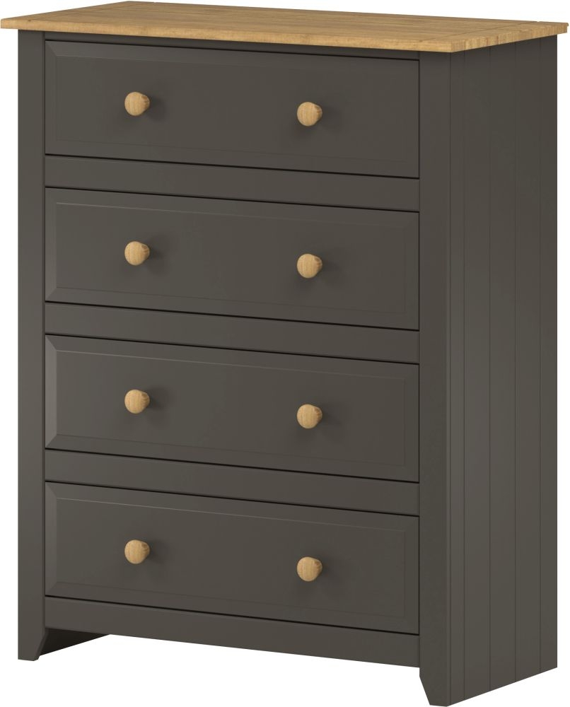 Core Products Capri Carbon Italian 4 Drawer Chest