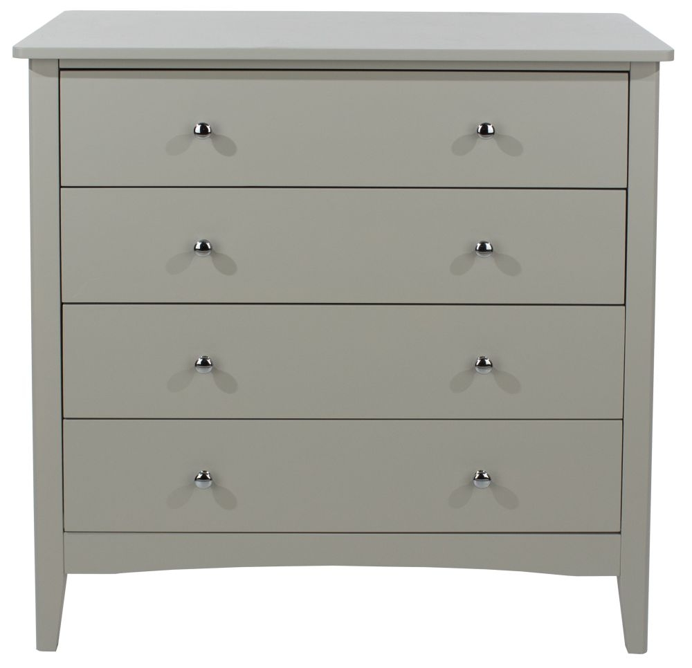 Como Grey Painted 4 Drawer Chest