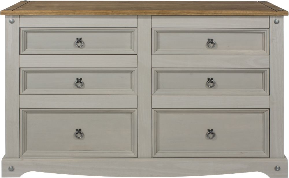 Core Products Corona Grey Italian 33 Drawer Wide Chest