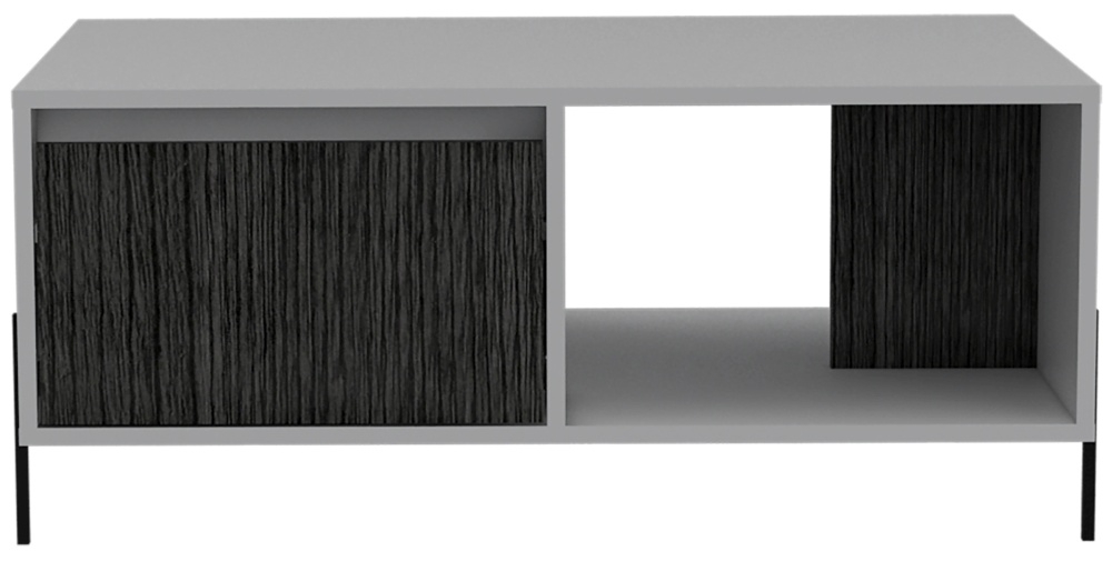 Dallas Coffee Table White And Grey Oak Effect