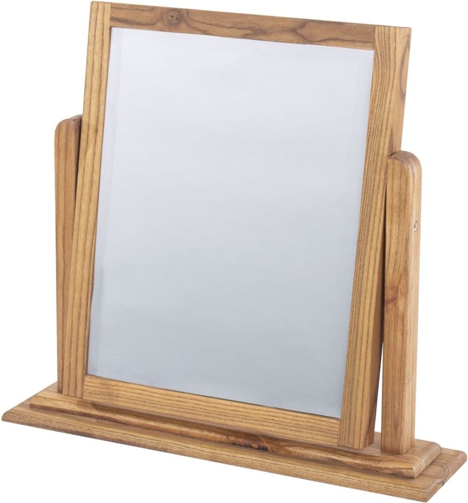 Core Dunkeld Products Italian Single Mirror Oak Finish Requires Assembly