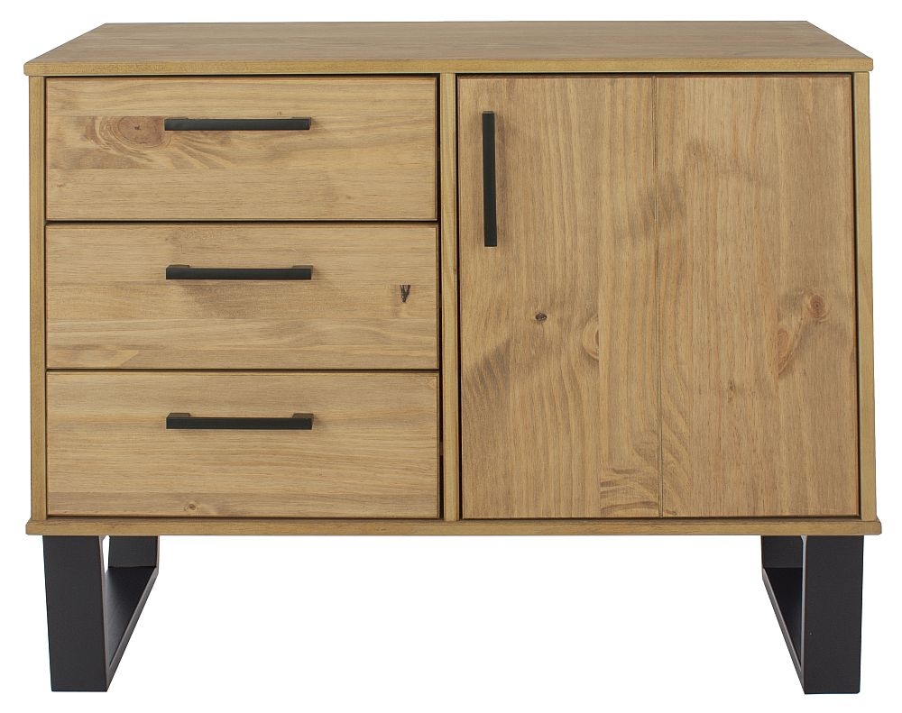 Texas Small Sideboard With 1 Door 3 Drawers