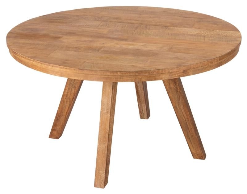 Classic Tradition Natural Teak Wood 140cm Round Dining Table