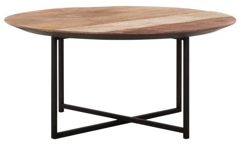 Cosmo Natural Teak Wood Small Round Coffee Table