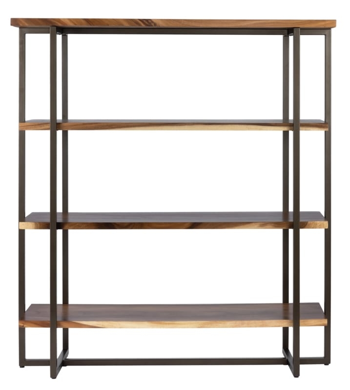 Flare Suar Wood Low Open Bookcase