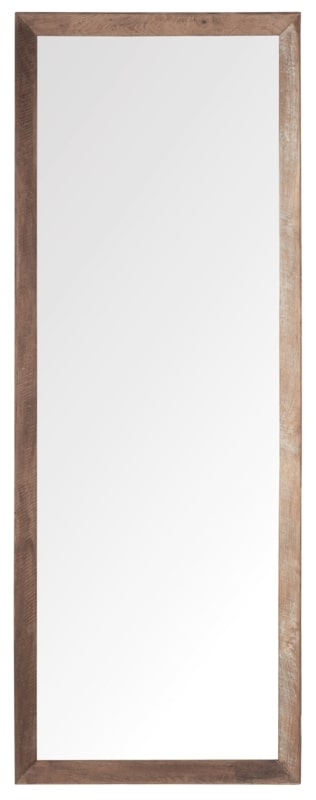 Metropole Natural Teak Wood Large Leaner Mirror 65cm X 180cm