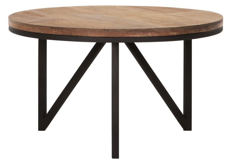 Odeon Natural Teak Wood Medium Round Coffee Table