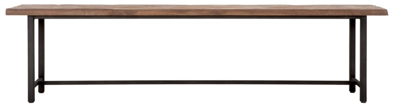 Timeless Beam Natural Teak Wood 190cm Dining Bench