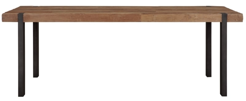 Timeless Beam Natural Teak Wood 225cm Dining Table