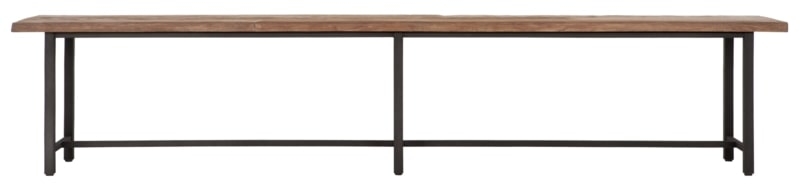 Timeless Beam Natural Teak Wood 240cm Dining Bench