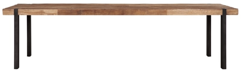 Timeless Beam Natural Teak Wood 300cm Dining Table