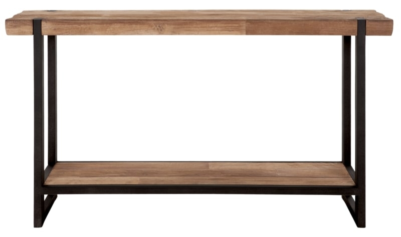 Timeless Beam Natural Teak Wood Console Table