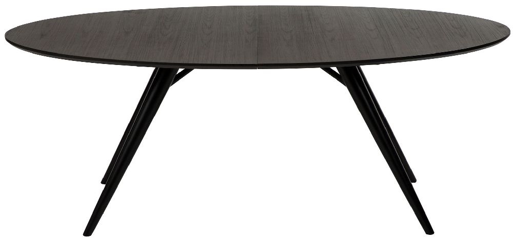 Product photograph of Dan Form Eclipse Grey 200cm-300cm Oval Extending Dining Table from Choice Furniture Superstore