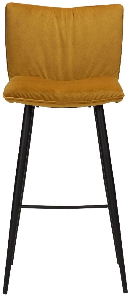 Dan Form Join Bronze Velvet Barstool Sold In Pairs