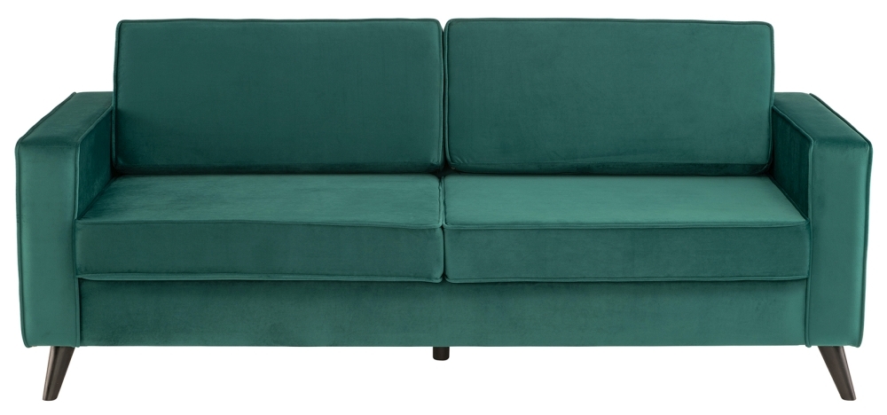 Cara 3 Seater Sofa Comes In Forest Green And Navy Blue