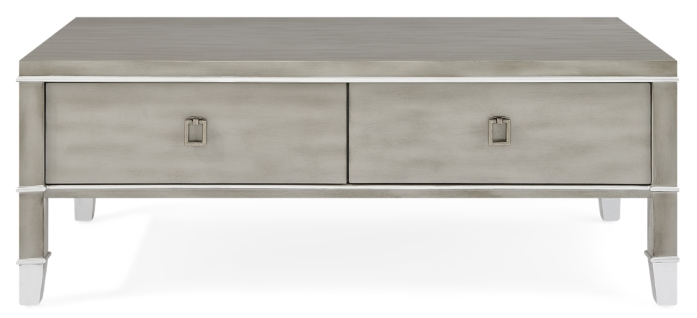 Carter Pewter 2 Drawer Coffee Table