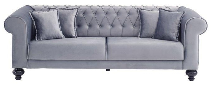 Marla Grey 3 Seater Sofa