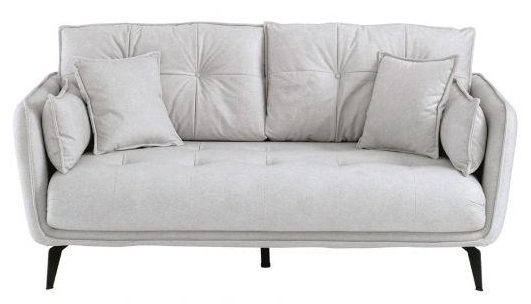 Siena Fabric 2 Seater Sofa Comes In Grey And Blue