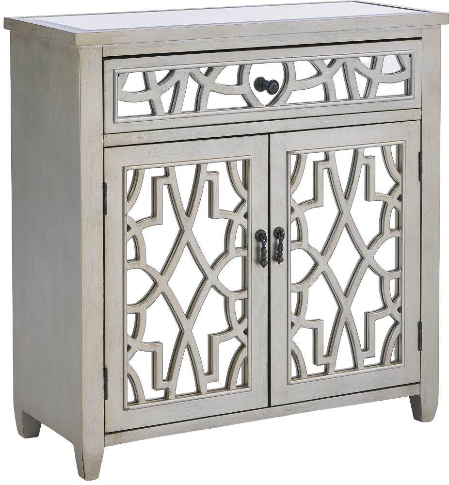 Cardiff Mirrored 2 Door 1 Drawer Chest