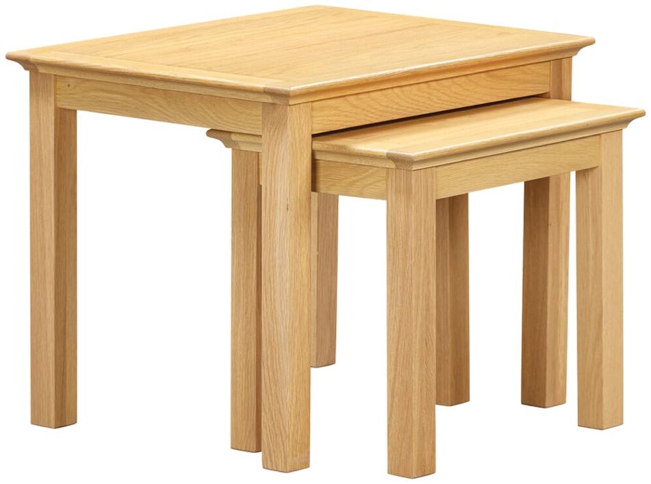 Arlington Oak Nest Of 2 Tables