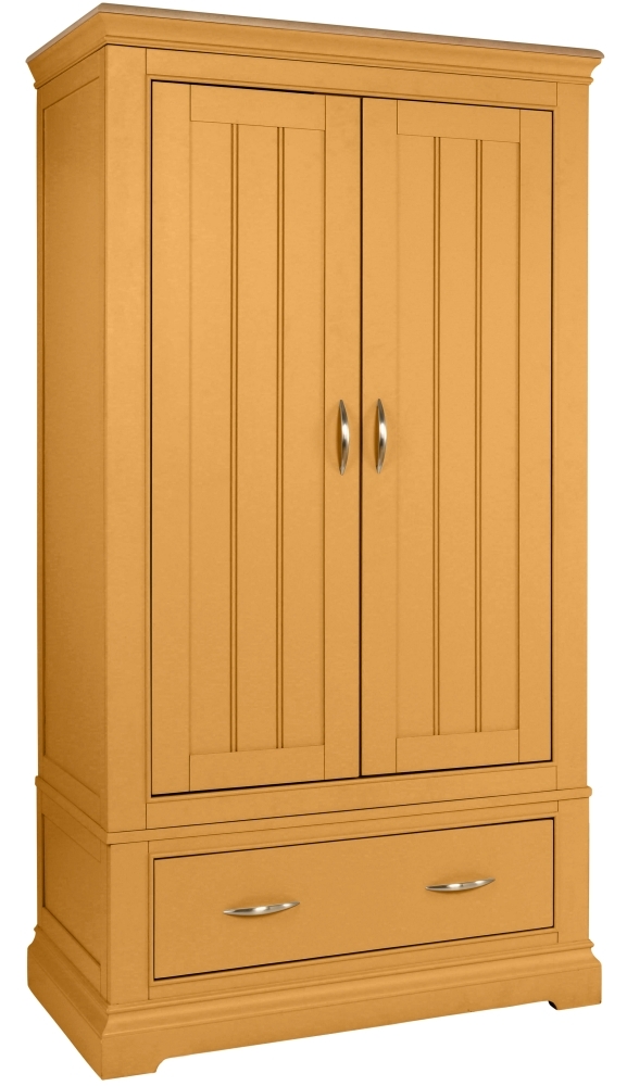 Cobble Honeycomb Painted 2 Door Double Wardrobe