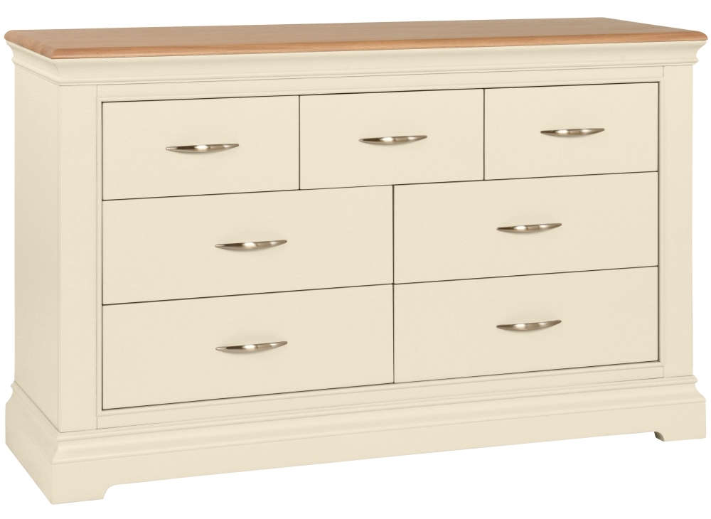 Cobble Ivory Painted 34 Drawer Combi Chest