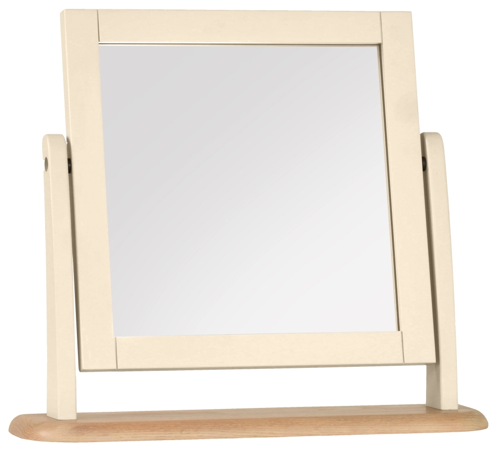 Cobble Ivory Painted Dressing Table Mirror