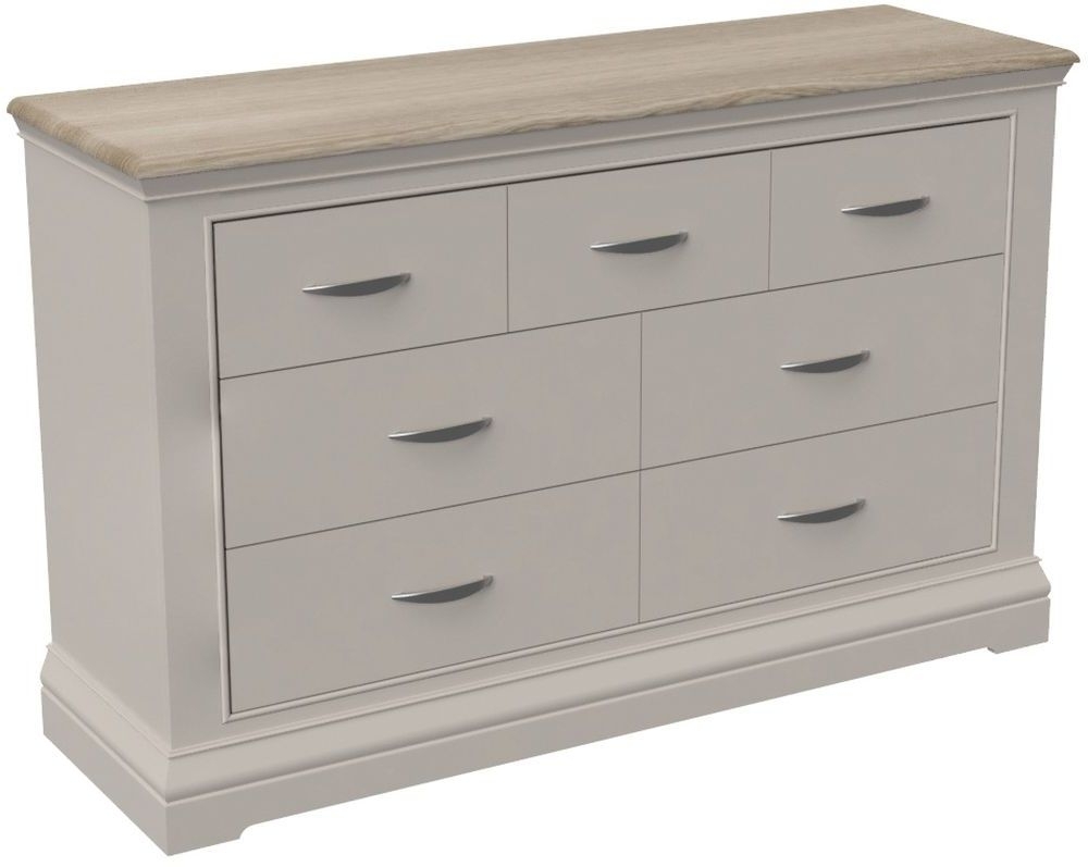 Cobble Mist Painted 34 Drawer Combi Chest