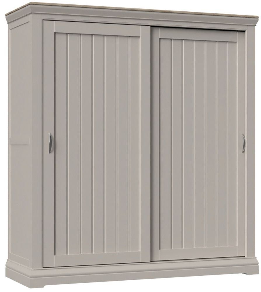 Cobble Mist Painted Sliding Wardrobe