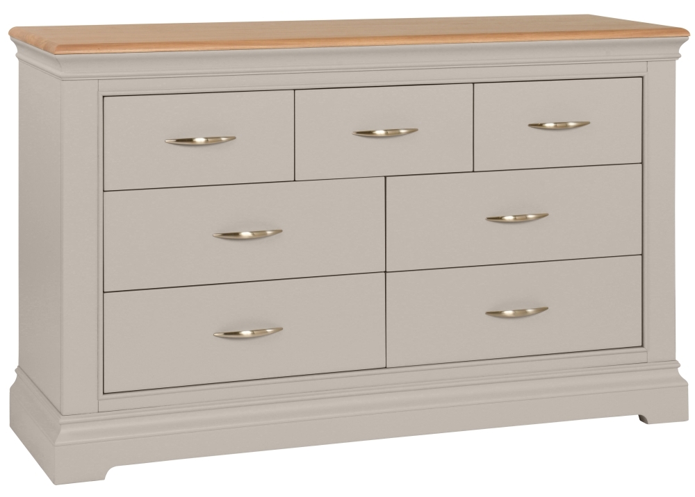 Cobble Moon Grey Painted 34 Drawer Combi Chest