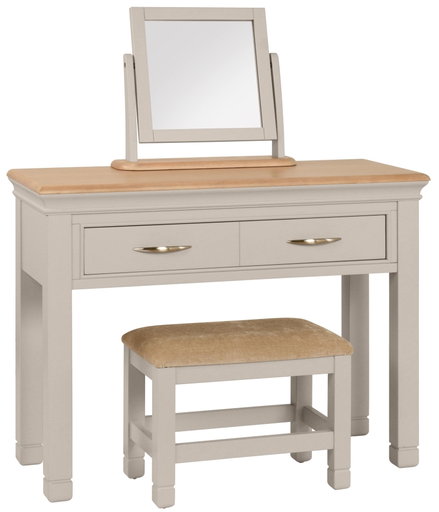 Cobble Moon Grey Painted Dressing Table Set