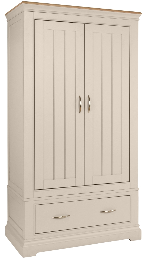 Cobble Old Lace Painted 2 Door Double Wardrobe