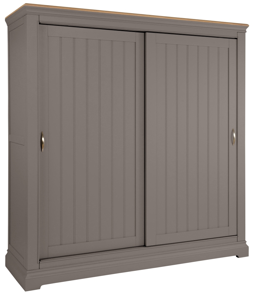 Cobble Slate Painted Sliding Wardrobe