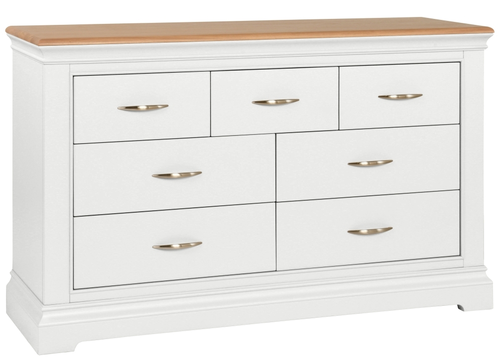 Cobble White Painted 34 Drawer Combi Chest
