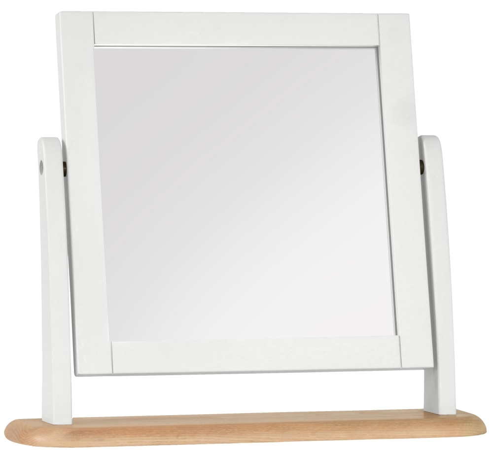 Cobble White Painted Dressing Table Mirror