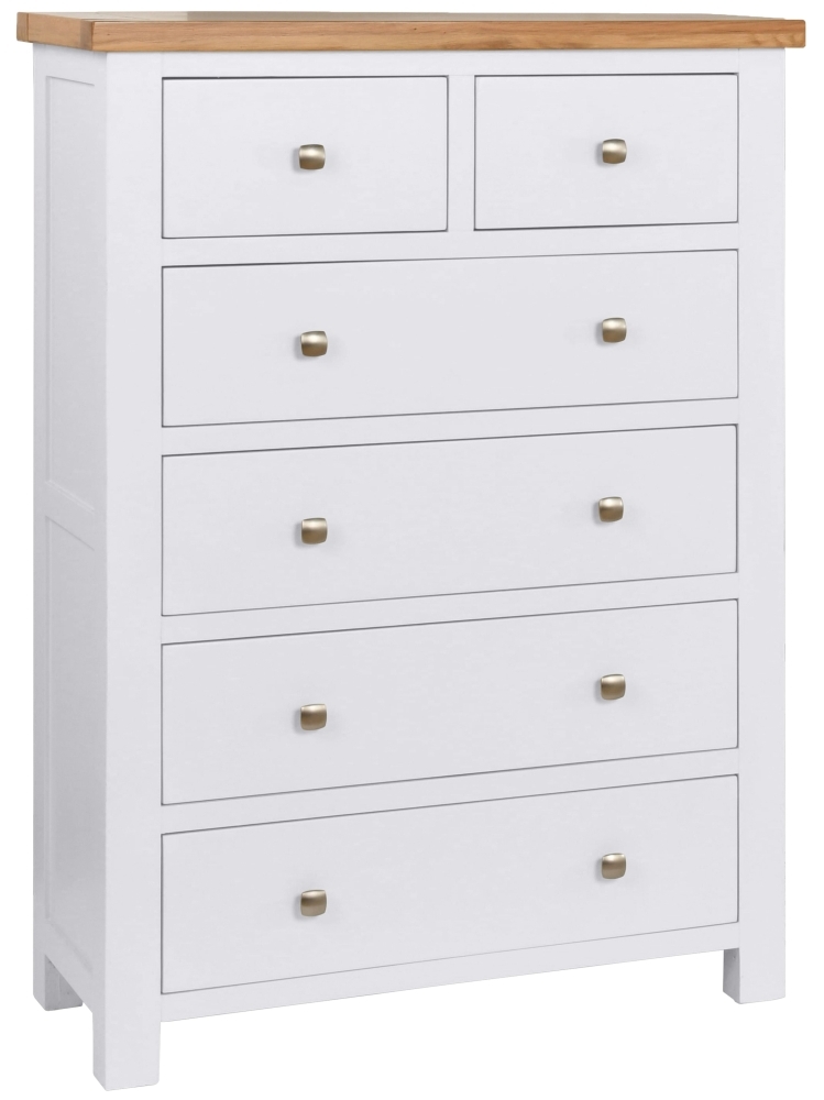 Dorset Bluestar Painted 2 Over 4 Drawer Chest