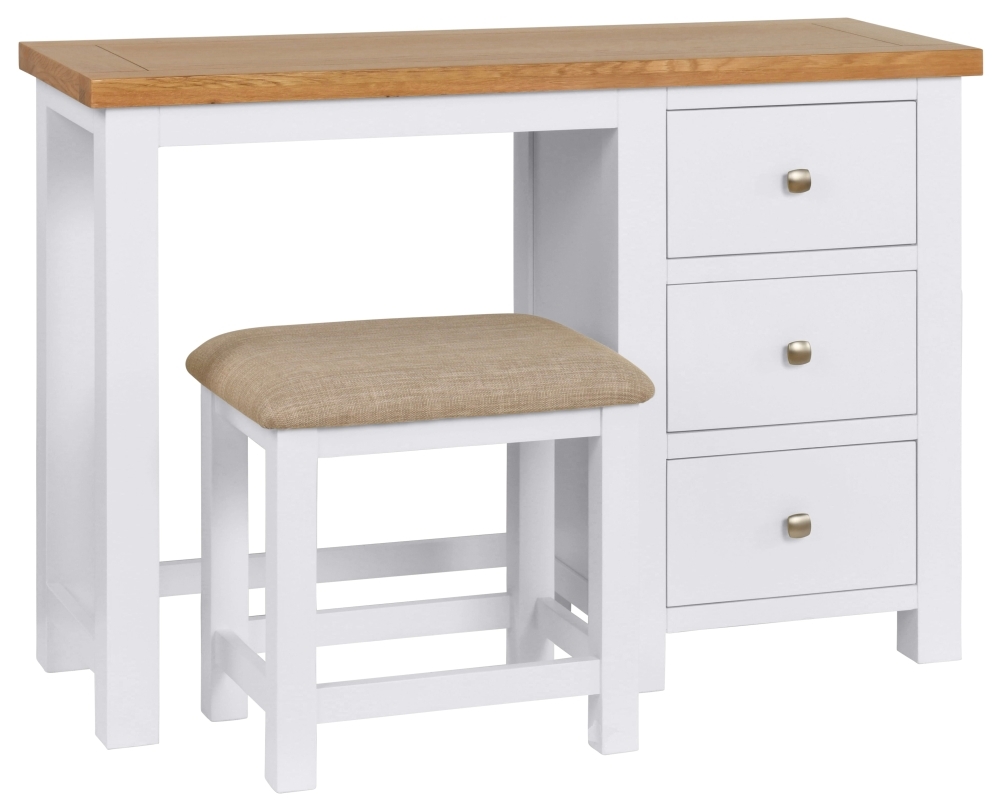 Dorset Bluestar Painted Dressing Table And Stool