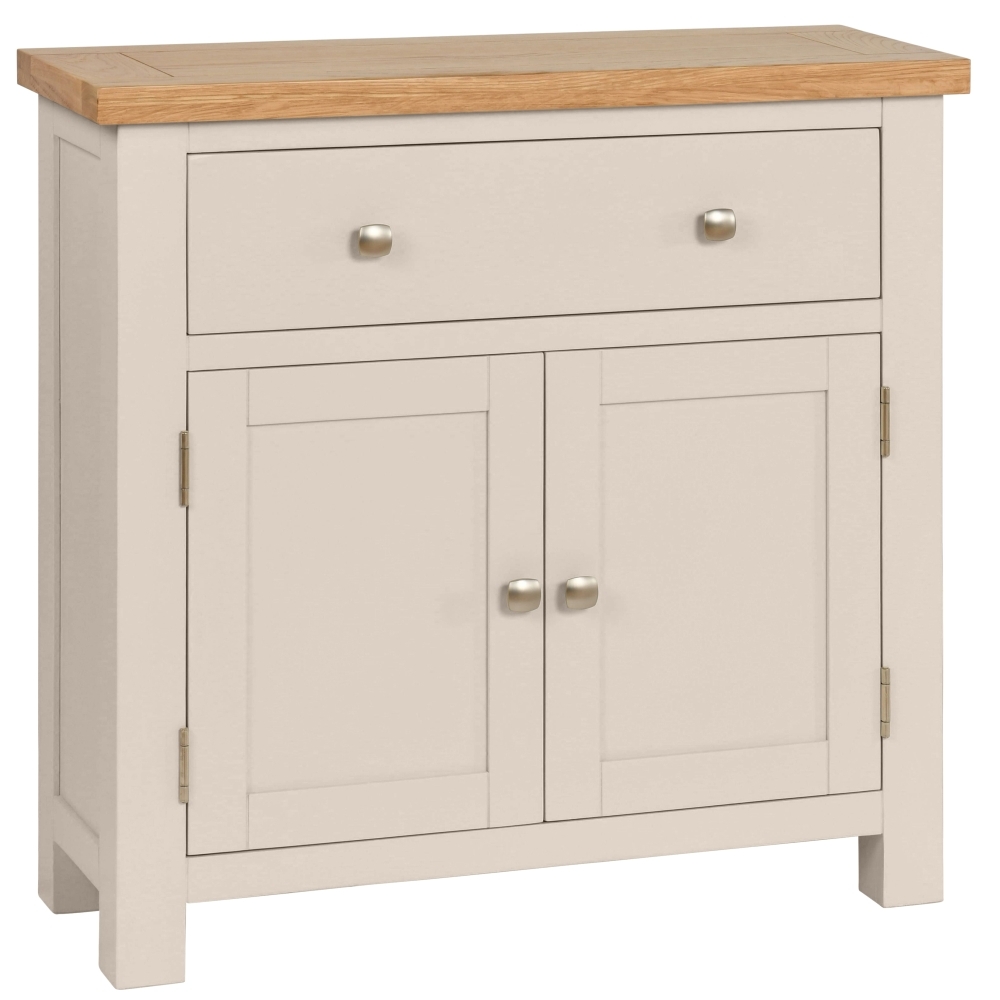 Dorset Cobblestone Painted Compact Sideboard