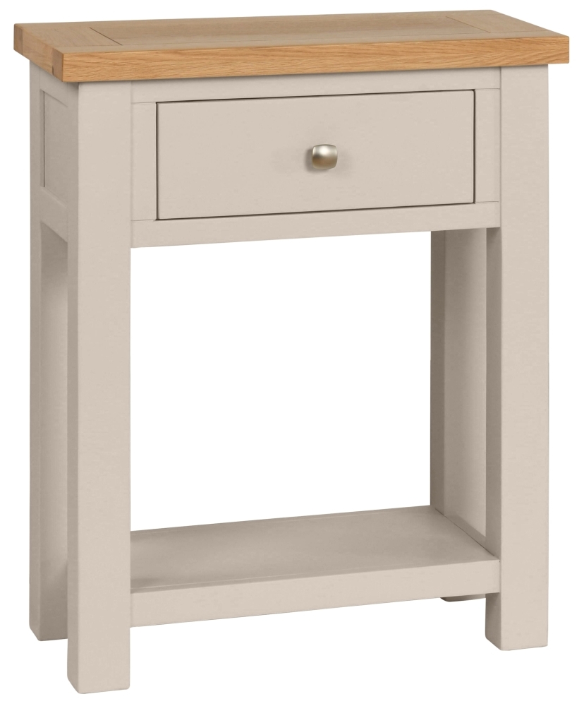 Dorset Cobblestone Painted Small Console Table