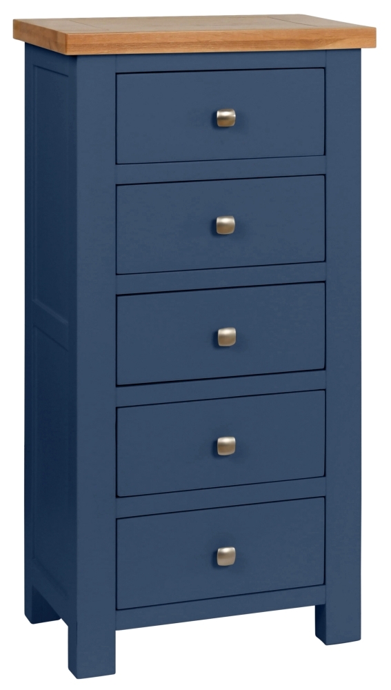 Dorset Electric Painted 5 Drawer Tall Chest