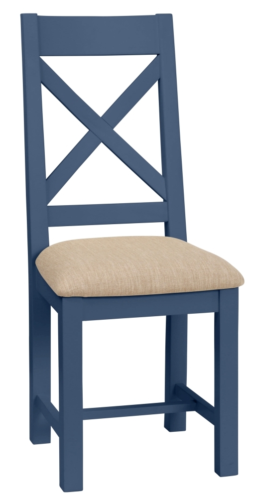 Dorset Electric Painted Crossback Dining Chair Sold In Pairs