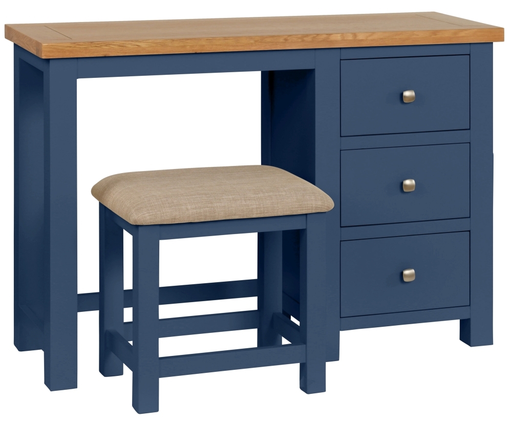 Dorset Electric Painted Dressing Table And Stool