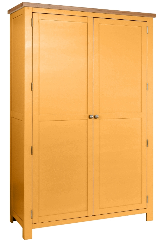 Dorset Honeycomb Painted 2 Door Hanging Wardrobe