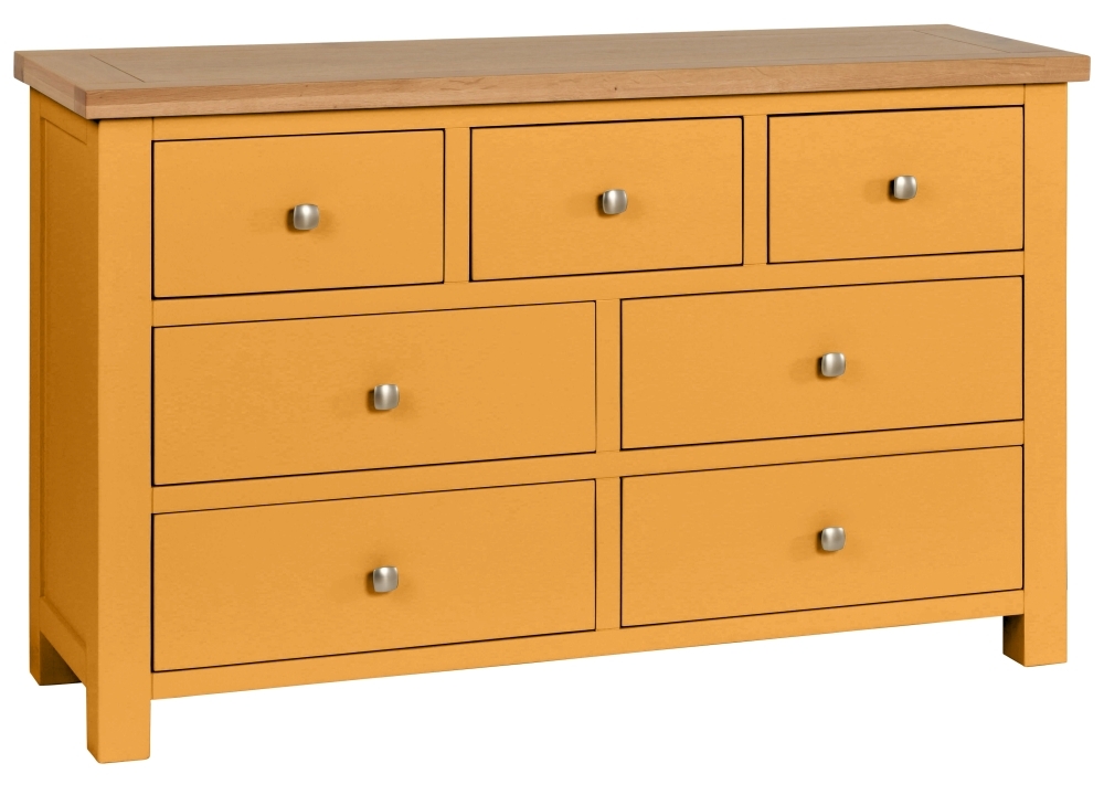 Dorset Honeycomb Painted 3 Over 4 Drawer Chest