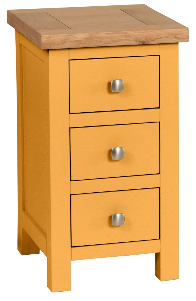 Dorset Honeycomb Painted Compact Bedside Cabinet